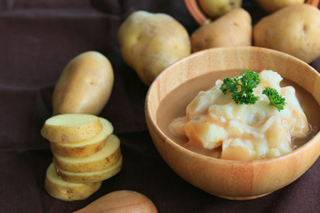 mashed potatoes with fresh