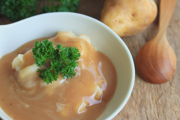 mashed potatoes with fresh