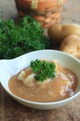 mashed potatoes with fresh