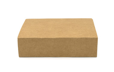 Brown box on white background.