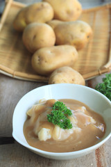 mashed potatoes with fresh