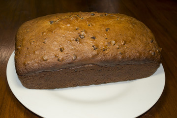Chocolate Chip Banana Bread Loaf 