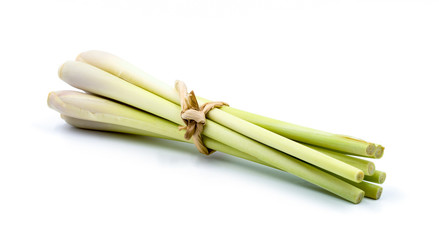 Lemon grass  on white background.