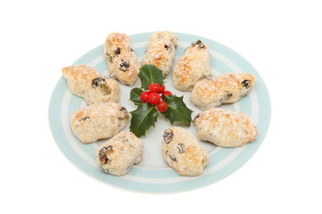 Stollen and holly