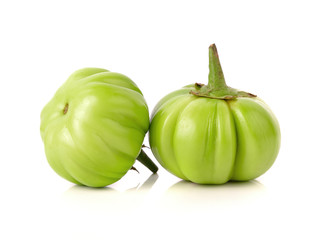 eggplant on white background