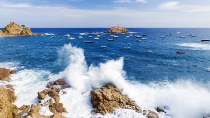 Acrylic prints Coast Mediterranean coast in Tossa de Mar, Spain