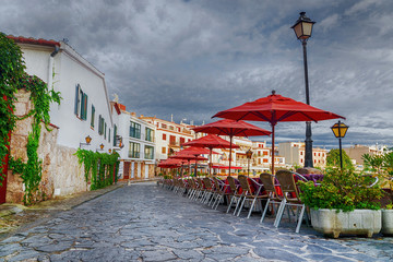 promenade of Tossa de Mar, Spain