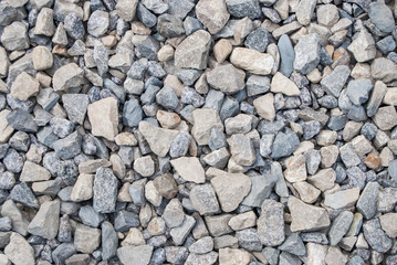 many small stones. background or texture