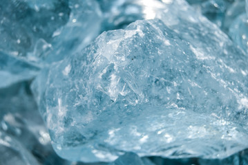 Broken window's glass texture