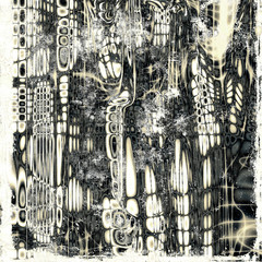 Vintage old texture with space for text or image, distressed grunge background. With different color patterns: brown; gray; black