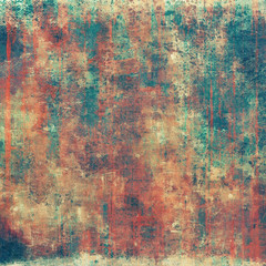 Designed background in grunge style. With different color patterns: yellow (beige); brown; red (orange); blue