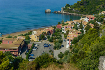 Village on the beach 