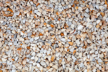 Small gray stones to the garden