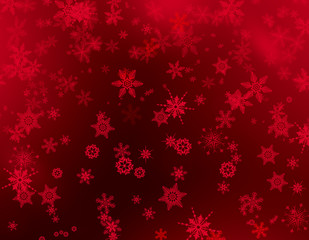 Naklejka na ściany i meble christmas background red
