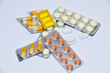 Sichtverpackungen von Tabletten - Freigestellt
