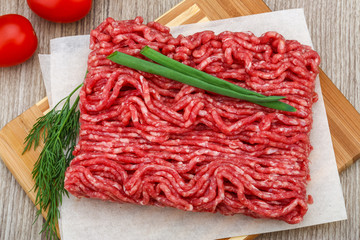 Raw minced meat