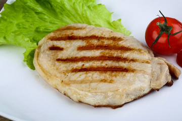 Grilled pork meat