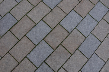Urban stone paving stones texture