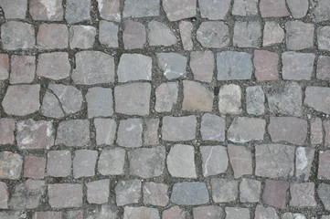Urban stone paving stones texture