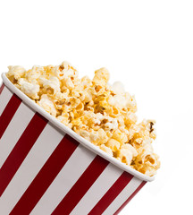 closeup popcorn