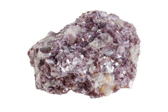 mineral lepidolite, a sample
