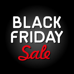 Black Friday Sale Background Design Element. Vector