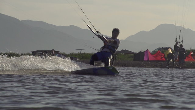 SLOW MOTION: kiteboarding
