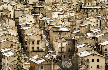  Village of Scanno in Italy