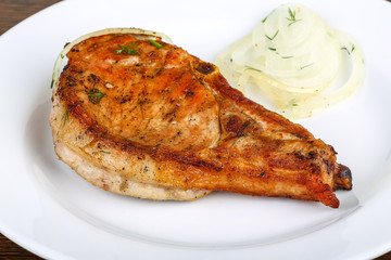 Grilled pork