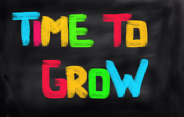 Time To Grow Concept