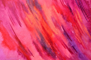 Abstract watercolor red and purple background 