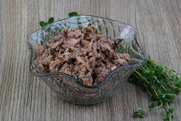 Canned tuna