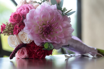 Bright flowers indoor