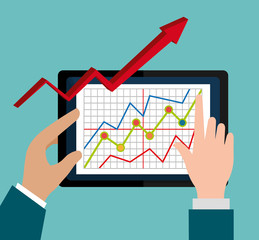 Stock market with statistics