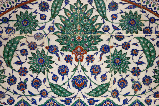 Ancient Handmade Turkish Tiles ,istanbul Archeology Museum