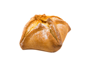 strudel with apples and cheese