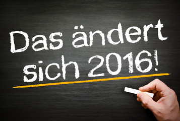 2016 Änderungen