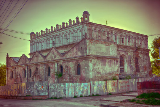 Synagogue in Zhovkva Lviv region