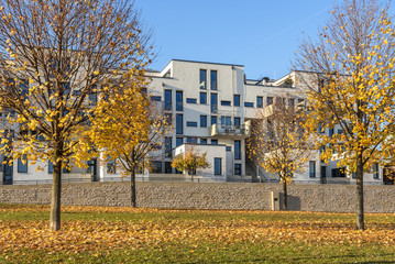 Neubaugebiet mit Parklandschaft