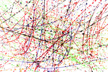 Watercolor background. Colored lines.
Background made by hand with watercolors and smooth paper.