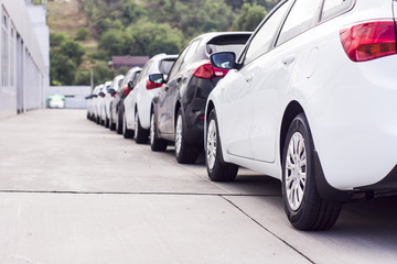 parking of new cars
