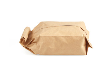 Obraz premium Paper bag isolated on white