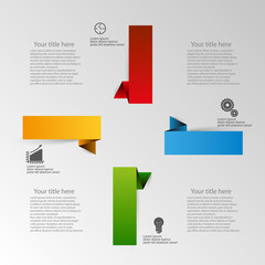 color infographic template with place for your content