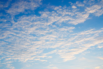 Blue Sky and Cloud Background