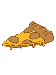 salami cheese dripping slice of pizza sausage slices