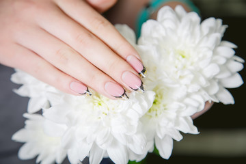 Fototapeta premium Stylish women's manicure, beauty, fashion
