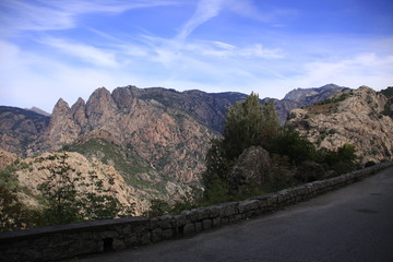 dans les gorges de la Spelunca