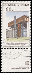 Stamp printed in Czechoslovakia, shows Parliament Building