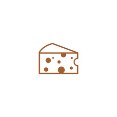 Icon piece of cheese.