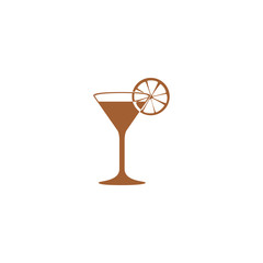 Icon martini glass.